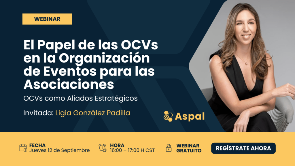 Webinar El Papel de las OCVs en la Organización de Eventos para las Asociaciones